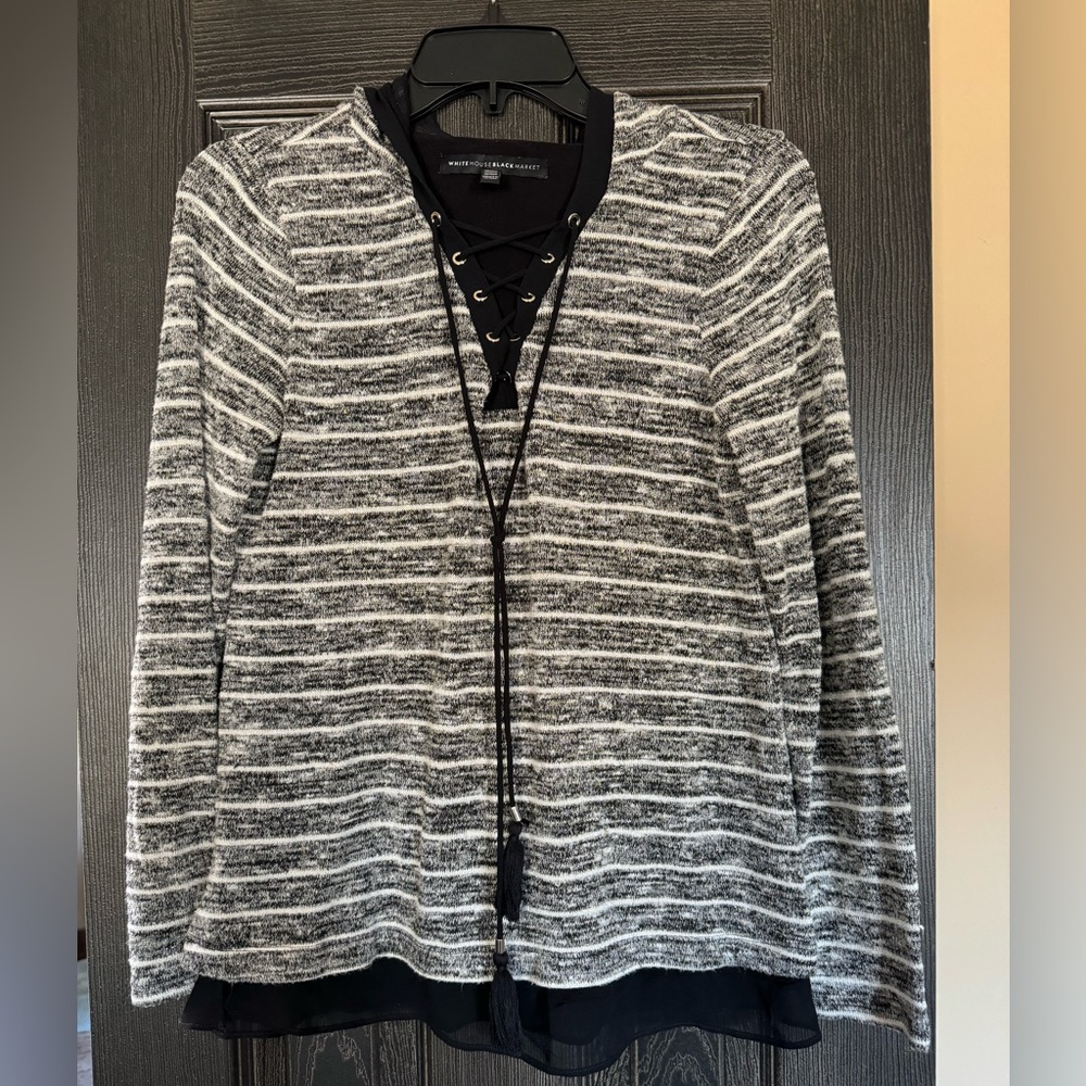 White House Black Market hooded sweater